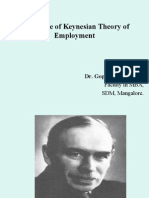 An Outline of Keynesian Theory of Employment