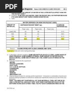 Experimental Design Diagrams: Water Depends On How Far Rocket Goes. Distance Rocket Went (M) - Average Distance (M)