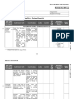 Audit Checklist