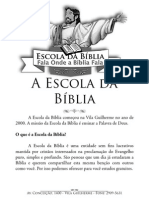 A Escola Da Bíblia - Apresentação Booklet