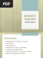 Agency Theory and Resolving It