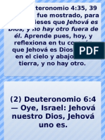 Textos Hablan Que DIOS UNO