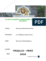 Recursos Hidrobiológicos Del Perú