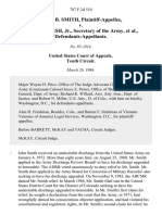 James B. Smith v. John O. Marsh, JR., Secretary of The Army, 787 F.2d 510, 10th Cir. (1986)