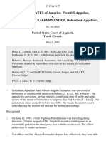 United States v. Juan Alberto Angulo-Fernandez, 53 F.3d 1177, 10th Cir. (1995)