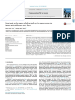 Structural Performance of Ultra High Performance Concrete Beams With Different Steel Fibers