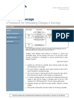 Operating Leverage - A Framework For Anticipating Changes in Earnings PDF