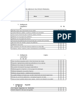 Test Deteccion Inteligencias Multiples Primaria