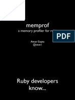 Memprof: A Memory Profiler For Ruby