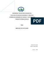 Finanzas Internacionales - Mercado de Opciones