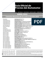 Guia Precios de Autos