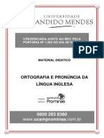 Ortografia e Pronúncia Da Língua Inglesa PDF