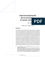 Internacionalizacion de La Economia y El Sector Solidario