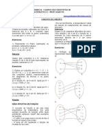 Conceito de Funções - Professor Walter