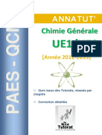 QCM Chimie Fac de Constantine