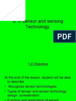 C8: Sensor and Sensor Technology