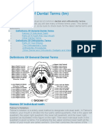 A Dictionary of Dental Terms