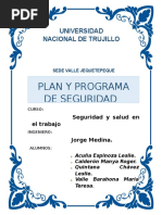 Plan y Programa de Seguridad