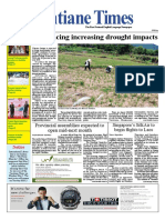 Laos Facing Increasing Drought Impacts: Vientiane Times