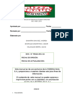 Manual Del Sistema de Gestión Ambiental PIZZERIA