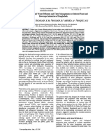 A Study On Industrial Waste Effluents and Their Management at Selected Food and Beverage Industries of Bangladesh