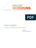 John Pease - Plain English PDF