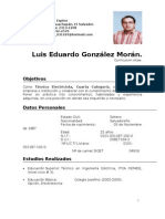 Curriculum Luis Eduardo