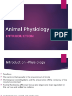 Lecture 1 Animal Physiology Intro