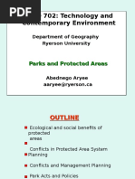 Parks and Protected Areas