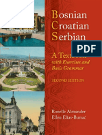 01.bosnian Croatian Serbian A Textbook With Exercises and Basic Grammar PDF