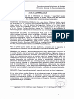 Acta de Conciliación MTSS: ANEP-PCD