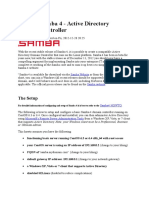 Centos Samba 4 - Active Directory Domain Controller: The Setup