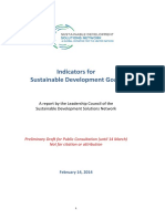 SDSN Indicator Report DRAFT For Consultation PDF