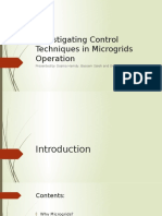 Investigating Control Techniques in Microgrids Operation: Presented by Osama Hamdy, Bassem Saleh and Omar Elattar