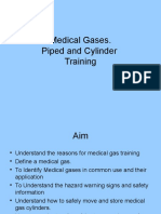 Medical Gases. Piped and Cylinder Training. Aim Understand The Reasons For Medical Gas Training