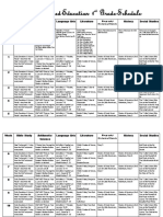 Old Fashioned Education 1 Grade Schedule