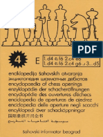 Encyclopedia of Chess Openings Volume E