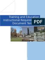 TE Instructional Requirements Document