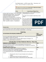 Geometry Lesson Plans Red Team - Pflood