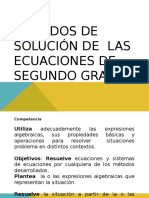 METODOSECUACION DE SEGUNDO GRADO2.ppt - Pps