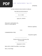 William E. Gustashaw, Jr. v. Commissioner of IRS, 11th Cir. (2012)