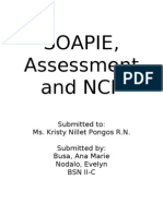 Soapie, Assessment and NCP On PAIN