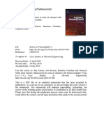 Heat Transfer Enhancement in Solar Air Channel With Broken Multiple V-Type Baffl