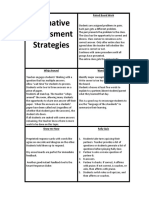 Formative Assessment Strategies On A Ring