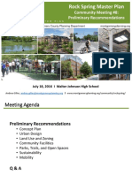 Rock Spring Master Plan: Community Meeting #8: Preliminary Recommendations