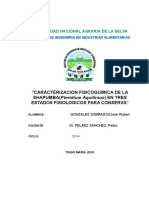 Caracterizacion Fisicoquimica de La Shapumba