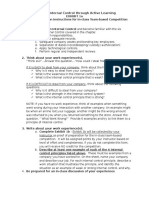 Internal Control - Student Preparation Form