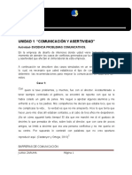 Actividad de Aprendizaje Unidad 2 - Problemas Comunicativos.