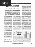 Electronically Configurable Molecular-Based Logic Gates