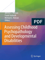 Assessing Childhood Psychopathology